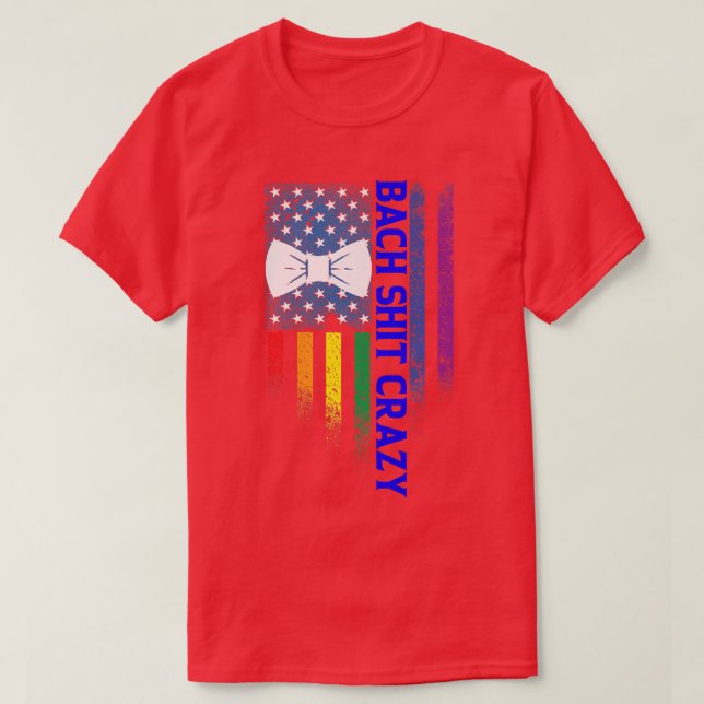 LGbt Pride Gay Bachelor Party Verlobung 1354 T-Shirt (Design vorne)