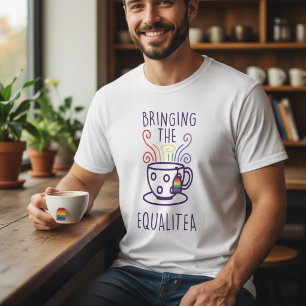 LGBT Pride Gay Lesbian Moderne Gleichheit Doodle T-Shirt
