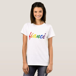 LGBT Pride Gay Lesbian Verlobte Hochzeitlicher Reg T-Shirt