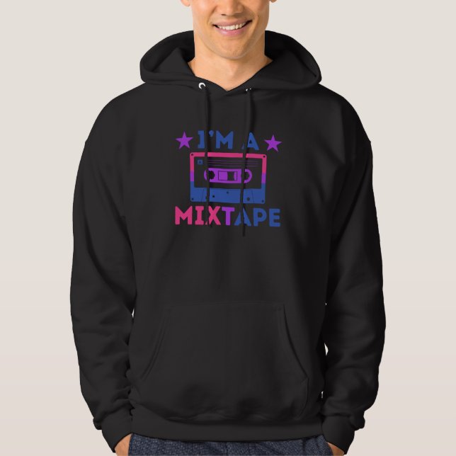 LGBT Pride I m A Mixtape Bisexual LGBTQ Support Eq Hoodie (Vorderseite)