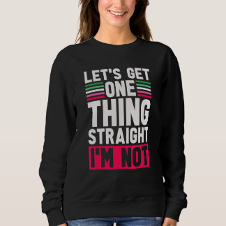 LGBT Pride Lasse eine Sache direkt im Abro Sweatshirt