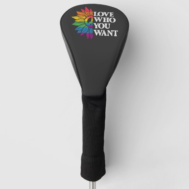 LGBT Pride Liebe, die Sie schwul-lesbisch Gewollt  Golf Headcover (Vorderseite)