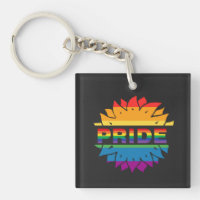 LGBT+Pride Liebe Regenbogen Blume Schaltfläche Fla