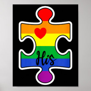 Lgbt-Pride-Paar passende Valentinstag sein Gay Reg Poster