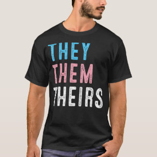 LGBT Pride Pronouns sie sie Transgender G T-Shirt