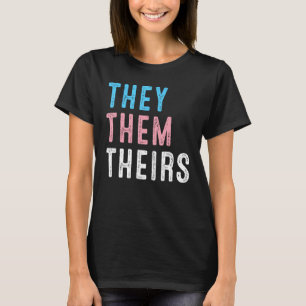 LGBT Pride Pronouns sie sie Transgender G T-Shirt