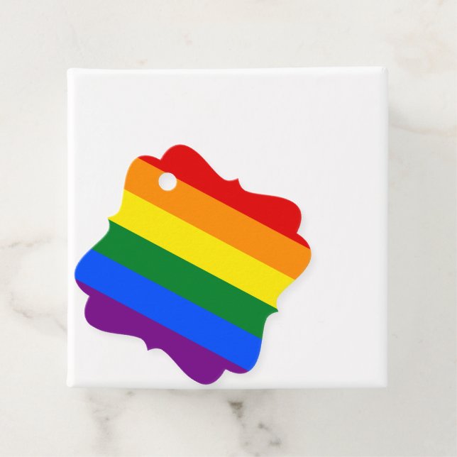LGBT Pride Rainbow Geschenkanhänger (Beispiel)