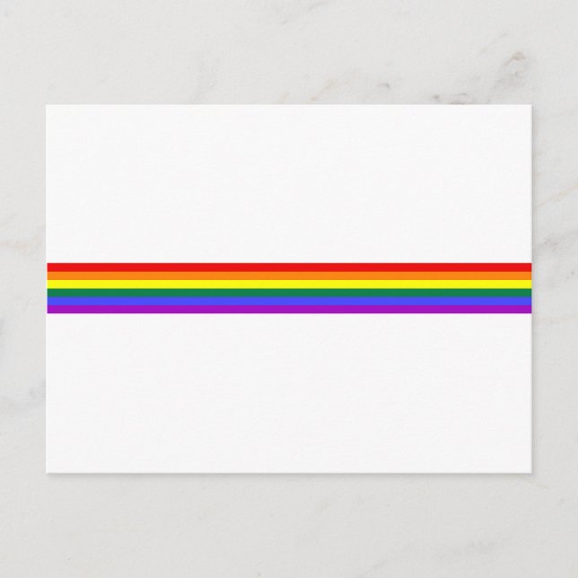 LGBT Pride Rainbow Postkarte (Vorderseite)