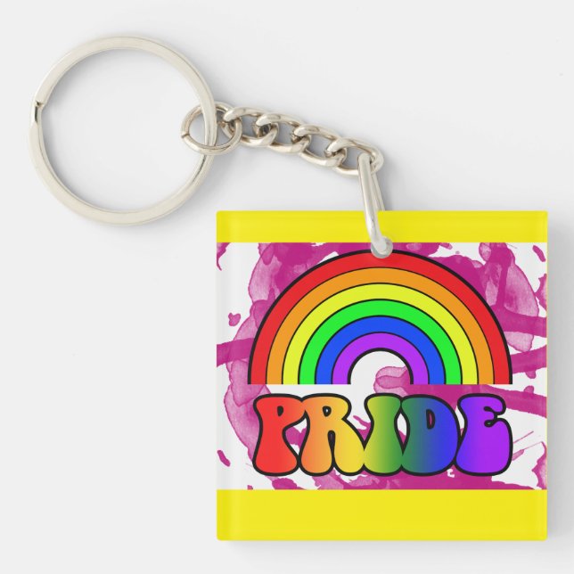 Lgbt Pride Rainbow Schlüsselanhänger (Vorderseite)