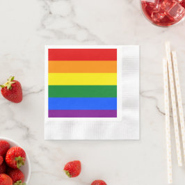LGBT Pride Rainbow Serviette