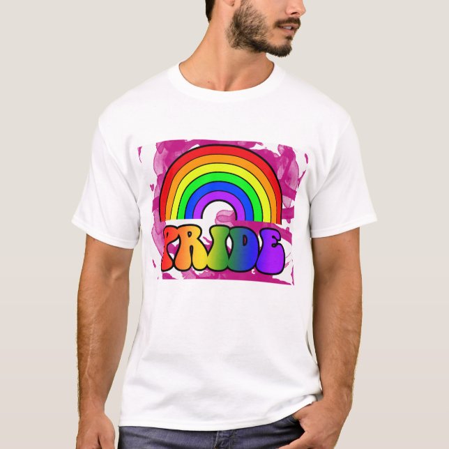 Lgbt Pride Rainbow T-Shirt (Vorderseite)