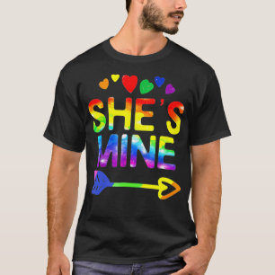 LGBT Pride Sie ist meine Frau, ich bin ihr lesbisc T-Shirt