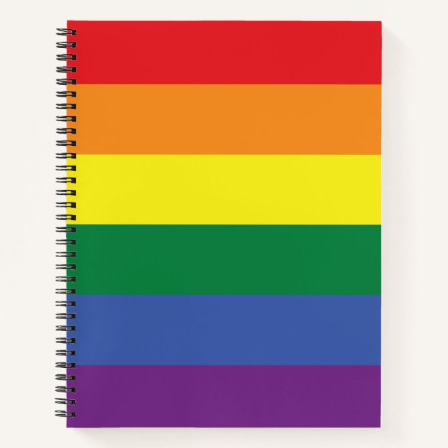 LGBT Pride Spiral Notebook Notizbuch (Vorderseite)