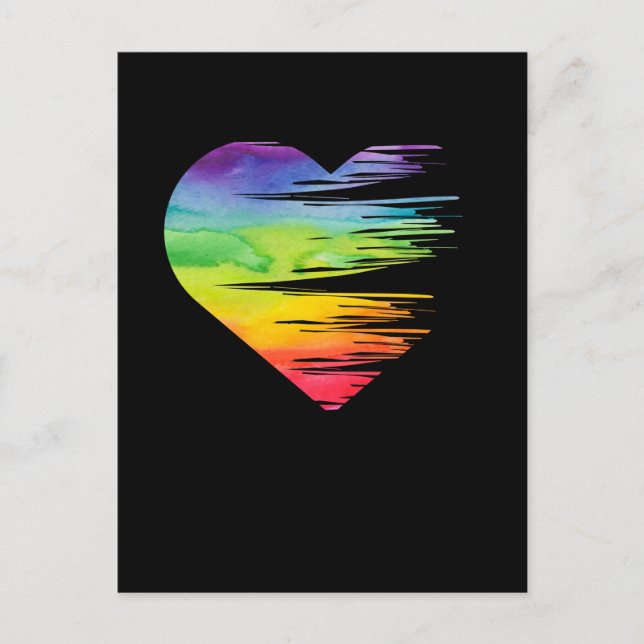 LGBT Primäreffektur Herzerkrankung Schwule Lesben Postkarte (Vorderseite)