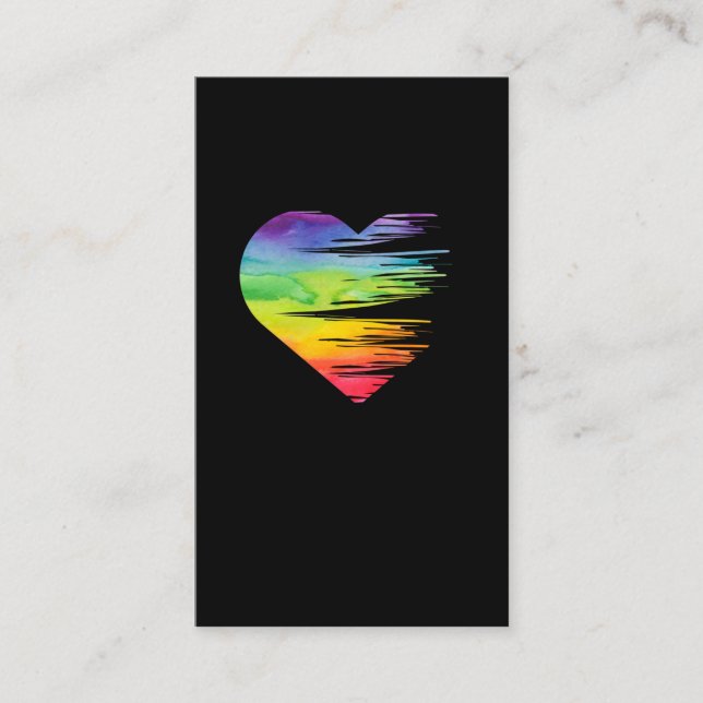 LGBT Primäreffektur Herzerkrankung Schwule Lesben Visitenkarte (Vorderseite)