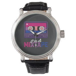 LGBT Prix in a Mixtape Cassette Bi Armbanduhr