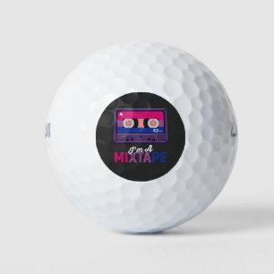 LGBT Prix in a Mixtape Cassette Bi Golfball