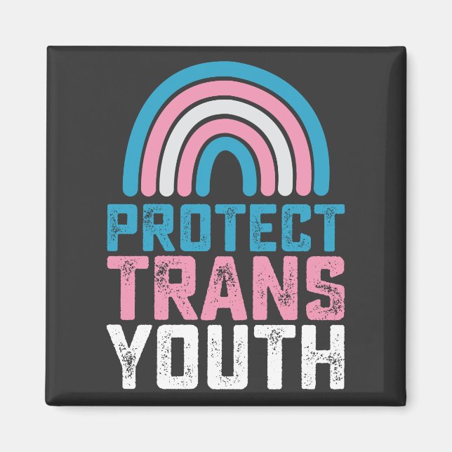 LGBT Prix Schützen Trans Transgender-Jugendkids Magnet (Vorne)