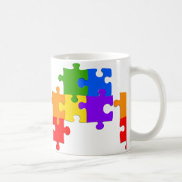 LGBT Puzzlespiel Kaffeetasse