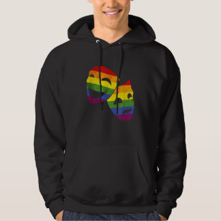 LGBT Queer Actor Actress Rainbow Theatrical Hoodie