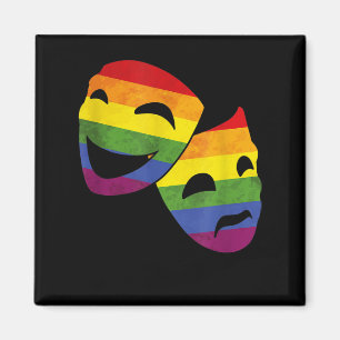 LGBT Queer Actor Actress Rainbow Theatrical Magnet