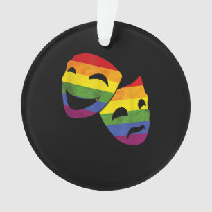 LGBT Queer Actor Actress Rainbow Theatrical Ornament