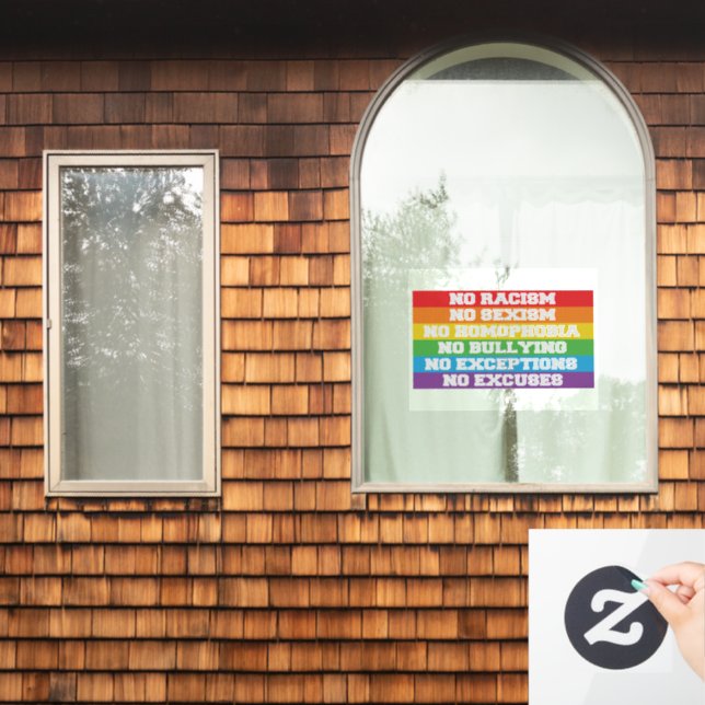 LGBT-Quotes Fensteraufkleber (Fenster Zuhause)