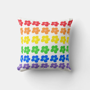 LGBT Rainbow Blume Gay Pride Freiheit und Gleichhe Kissen