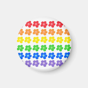 LGBT Rainbow Blume Gay Pride Freiheit und Gleichhe Magnet