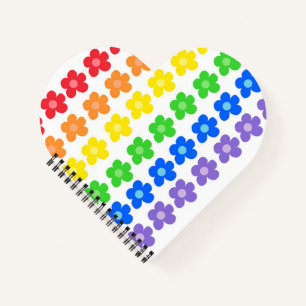 LGBT Rainbow Blume Gay Pride Freiheit und Gleichhe Notizbuch