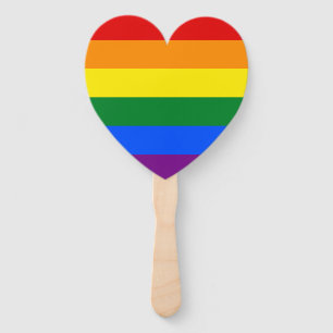 LGBT Rainbow Gay Pride Flag Fächer