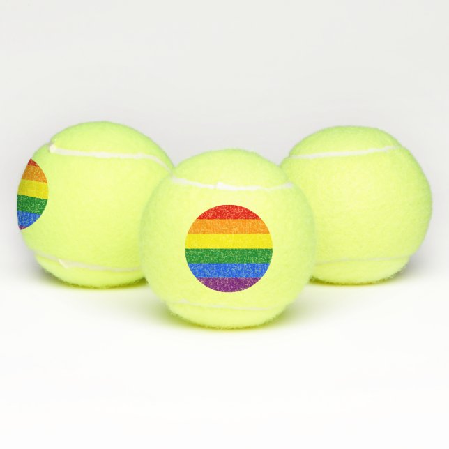 LGBT Rainbow Gay Pride Flag Tennisbälle (Multi)