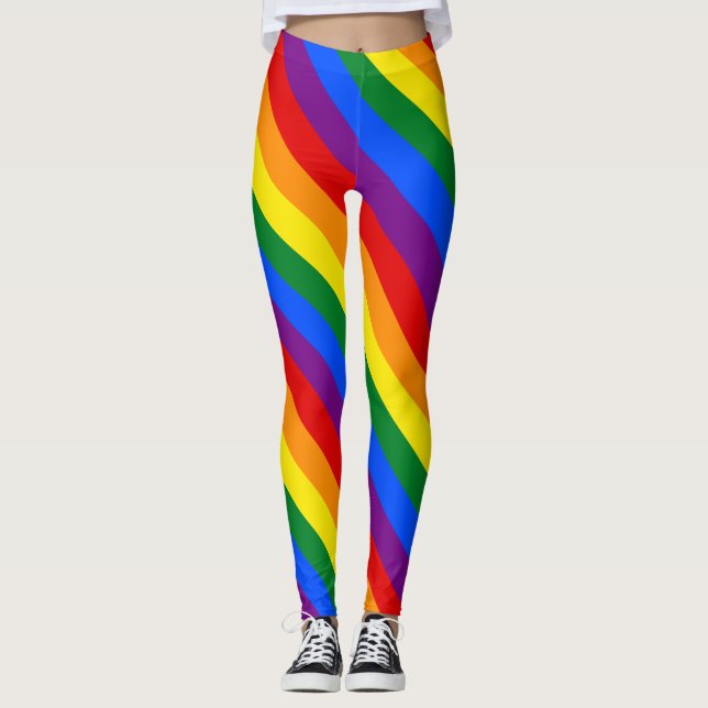 LGBT-Rainbow-Gay Pride Leggings (Vorderseite)