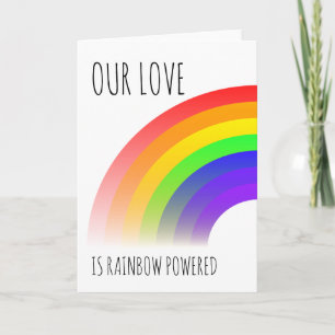 LGBT Rainbow Karte