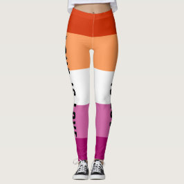 LGBT-Rainbow-Lesben-Prilag für benutzerdefinierten Leggings