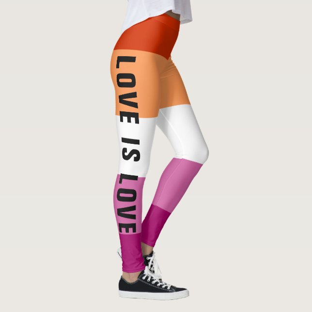 LGBT-Rainbow-Lesben-Prilag für benutzerdefinierten Leggings (Rechts)