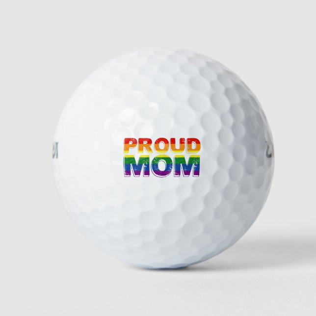 LGBT Rainbow Mama Gay Pride LGBT LGBTQ Golfball (Vorderseite)