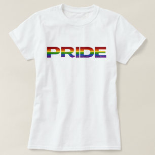 LGBT Rainbow Pride Glitzer T-Shirt
