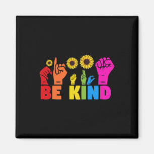 LGBT Rainbow Pride Monat ASL Handzeichen L Magnet