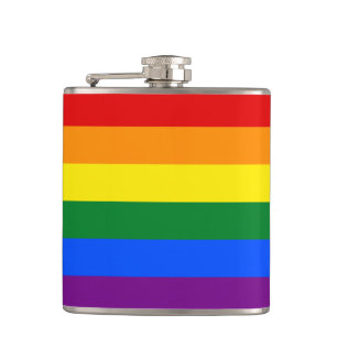LGBT-Rainbow-Prix-Flagge Flachmann