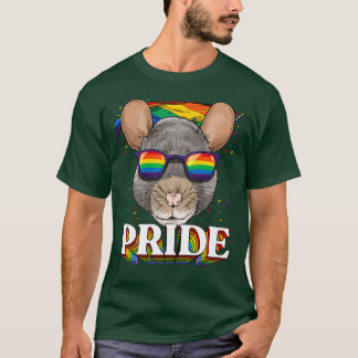 LGBT Rat Gay Pride LGBTQ Rainbow Flag Sonnenbrille T-Shirt
