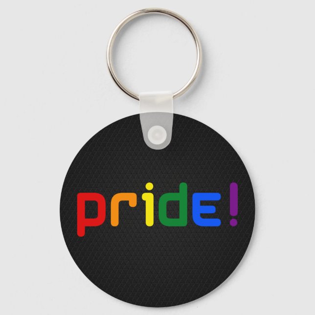 LGBT-Regenbogen-Schlüsselanhänger Schlüsselanhänger (Vorderseite)