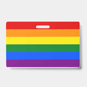 LGBT-Regenbogen-Schwulen-Stolz-Flagge Name Ausweis