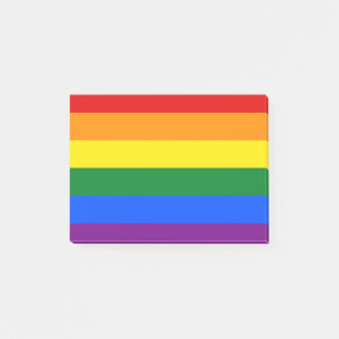 LGBT-Regenbogenfahne Gay Pride Post-it Klebezettel