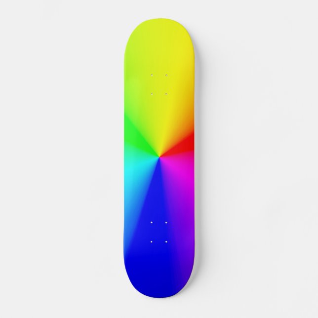 LGBT-Regenbogenfarben Skateboard (Vorderseite)
