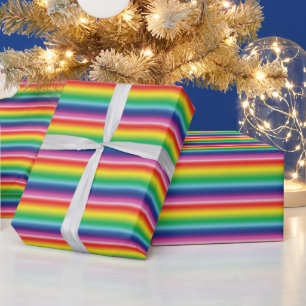 Lgbt Regenbogenfarben Streifen Gay Pride Flag Must Geschenkpapier