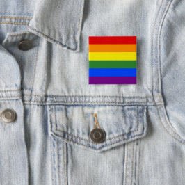 LGBT-Regenbogenfarbenflagge Button