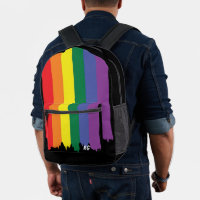 LGBT-Regenbogenfarbenflagge mit Text