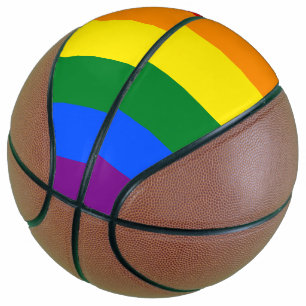LGBT-Regenbogenflagge Basketball