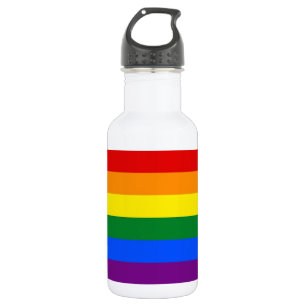 LGBT-Regenbogenflagge Edelstahlflasche